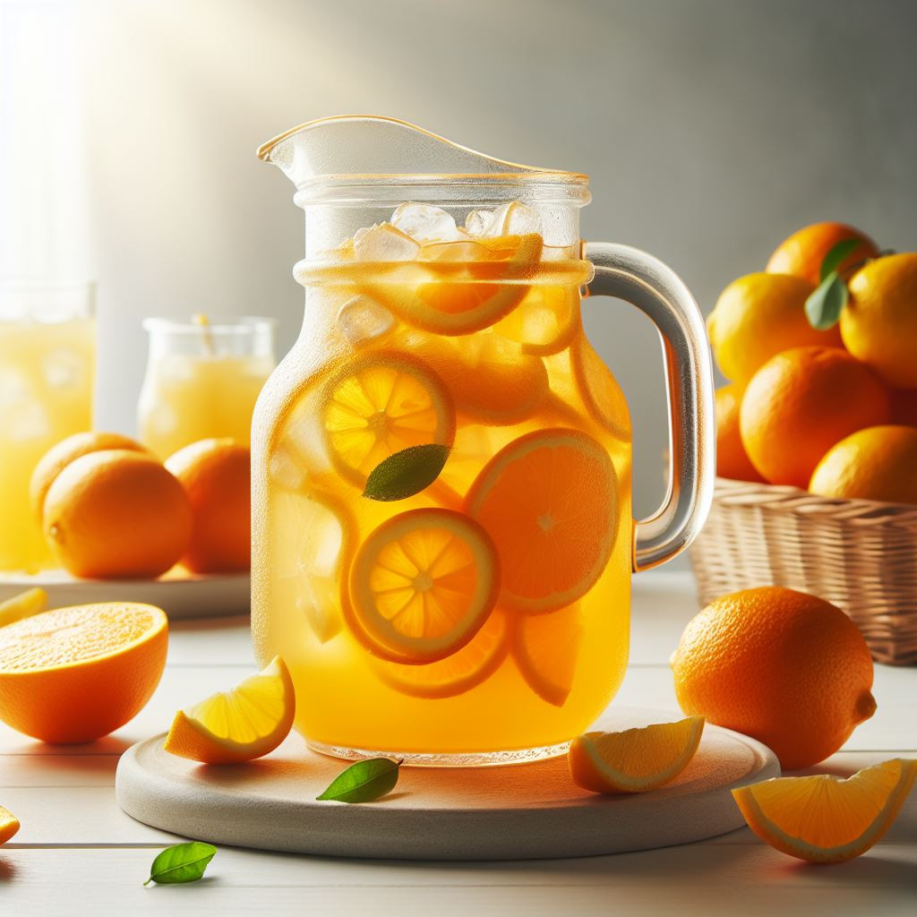 Jak zrobić lemoniadę z pomarańczy? Spróbuj tego przepisu z dodatkiem miodu!