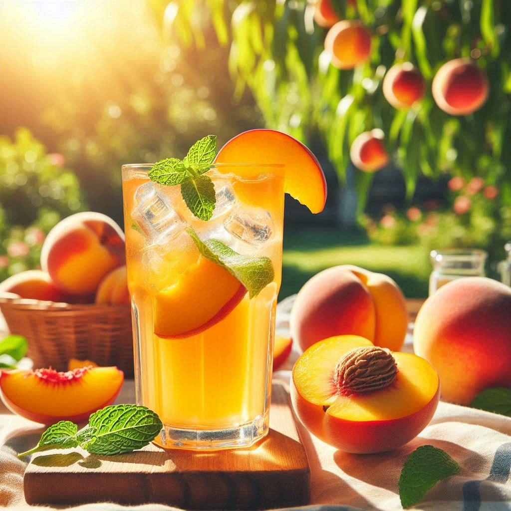 Lemoniada brzoskwiniowa nie tylko na lato, przepis na orzeźwiający i rześki poranek