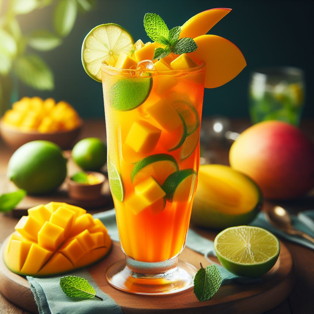 Lemoniada mango - przepis na pyszny napój w mgnieniu oka