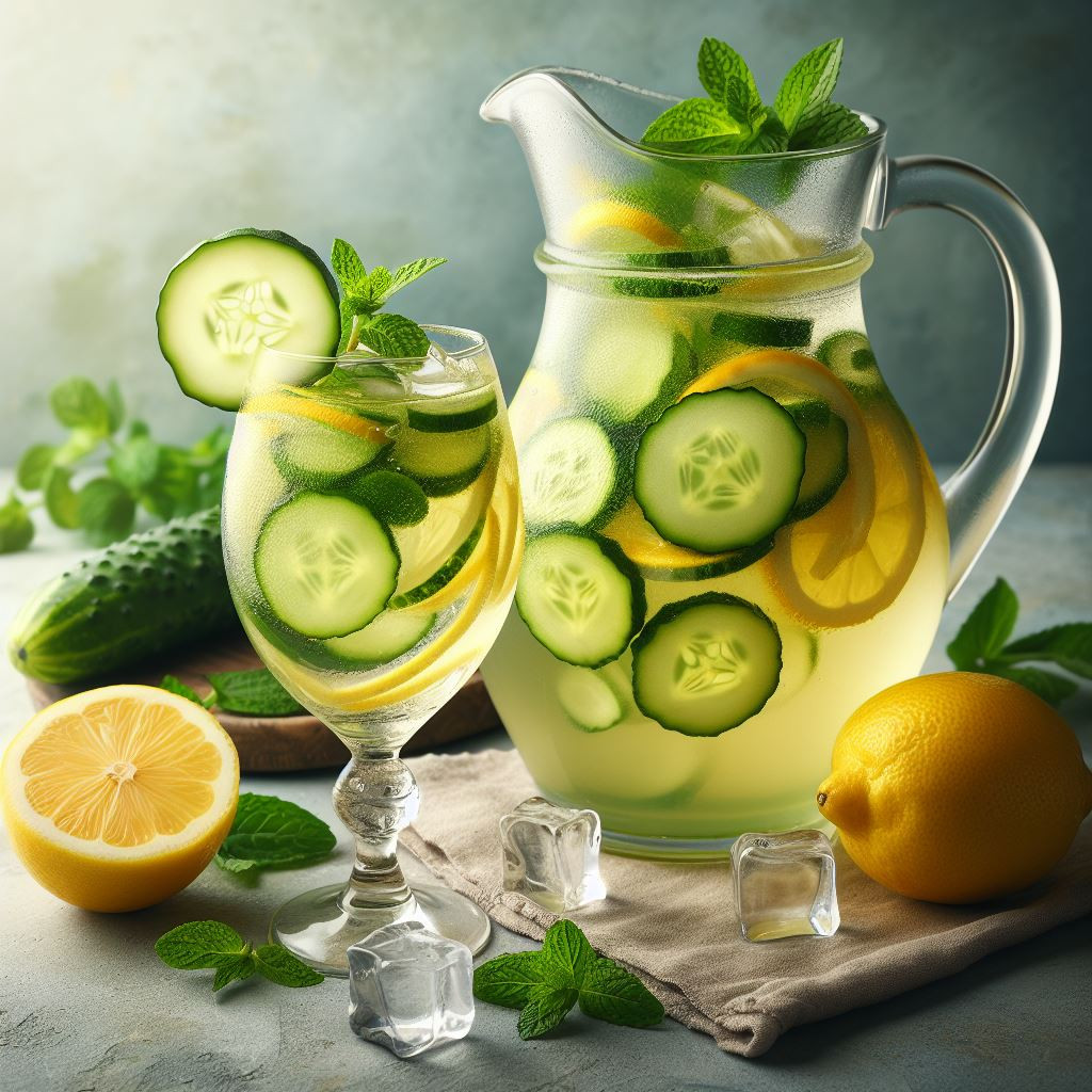 Lemoniada z ogórkiem - przepis na schłodzenie się w upalne dni