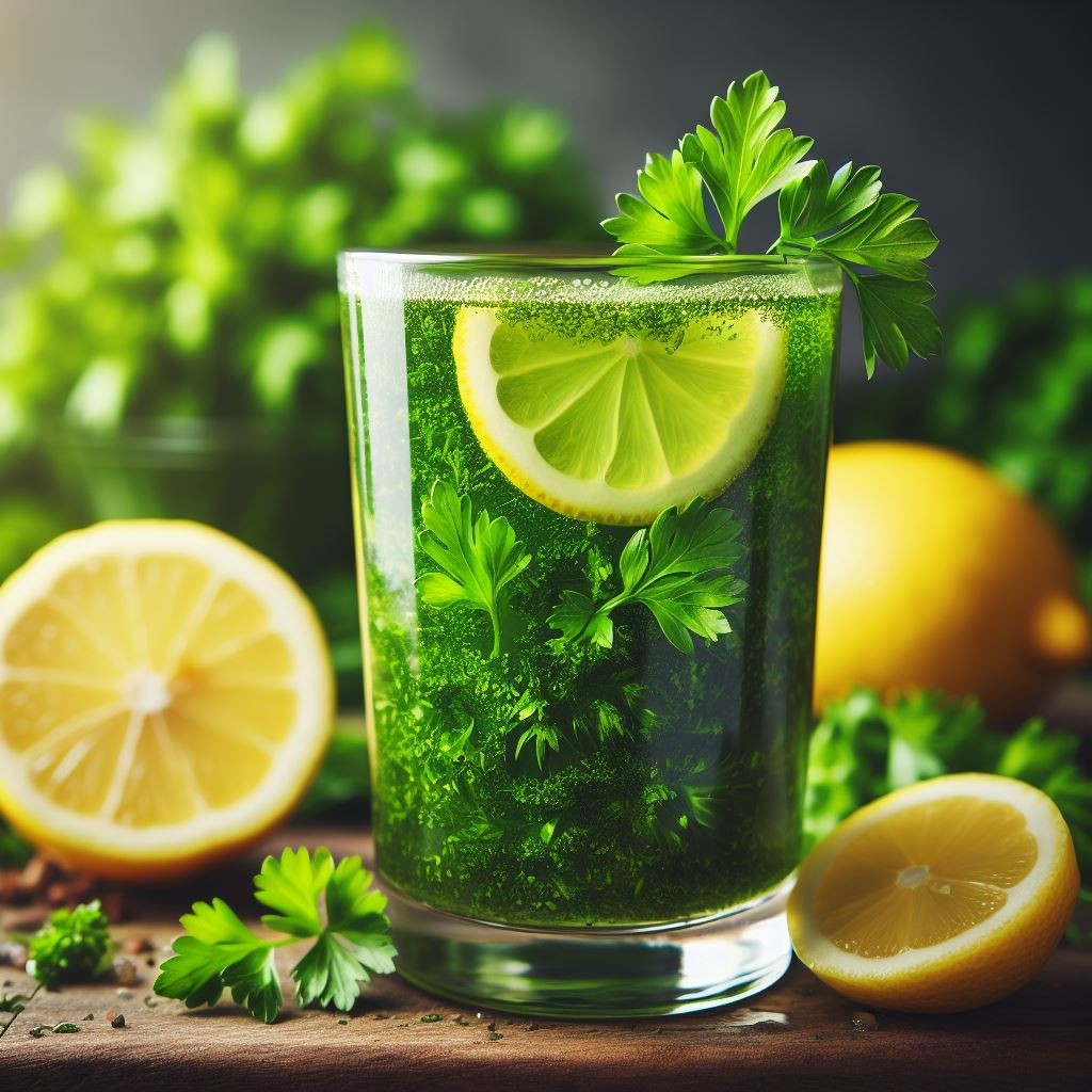 Lemoniada z pietruszki – przepis na zielone orzeźwienie