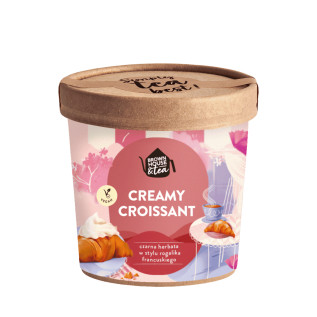 Creamy Croissant - czarna herbata w stylu rogalika francuskiego 50g Brown House & Tea