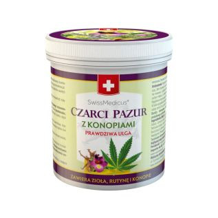 Balsam Czarci Pazur z konopiami SwissMedicus 500 ml