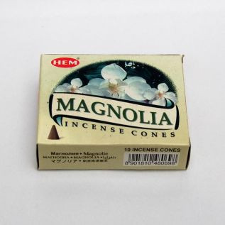 Magnolia - kadzidło stożkowe 10 szt.
