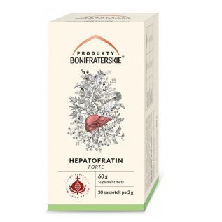 Suplement diety - Hepatofratin FORTE 30x2g - Produkty Bonifraterskie