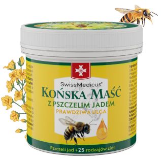 Końska Maść z pszczelim jadem SwissMedicus® 150ml
