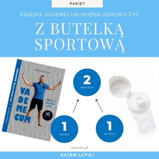 Zestaw: Książka Vademecum i Butelka Sportowa z Tritanu