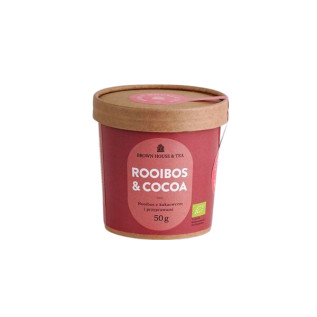 Herbata Rooibos & cocoa BIO 50g Brown House & Tea