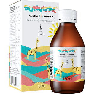 SunVital® Kids DUOLIFE naturalny syrop na odporność dla dzieci