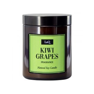 Kiwi i winogrona - świeca sojowa 180ml LaQ