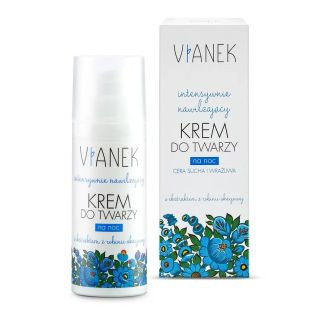 VIANEK Nawilżający krem do twarzy na noc 50 ml