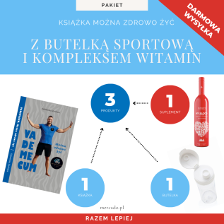 Zestaw Można Zdrowo Żyć: Książka + Butelka Sportowa + Kompleks Witamin My Blood