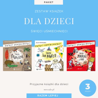 Zestaw książek dla dzieci Święci Uśmiechnięci