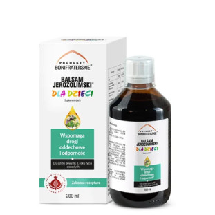 Balsam Jerozolimski DLA DZIECI 200ml - Produkty Bonifraterskie