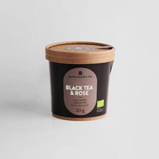 Herbata czarna Black Tea & Rose BIO 50g Brown House & Tea