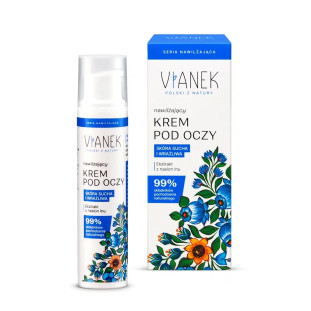 Nawilżający krem pod oczy z nasion lnu 15 ml VIANEK