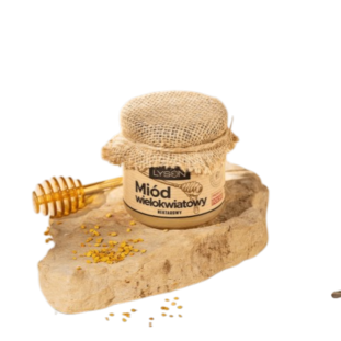 Miód wielokwiatowy słoik 250g Łysoń