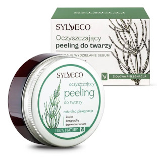 Oczyszczający peeling do twarzy z korundem i drzewem herbacianym 75 ml SYLVECO
