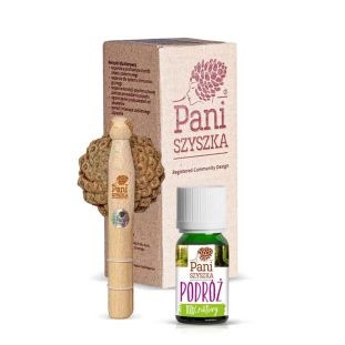 Zestaw do aromaterapii do auta PANI SZYSZKA™ - PODRÓŻ