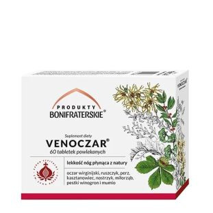 Venoczar 60 tabletek - na lekkość nóg - Produkty Bonifraterskie