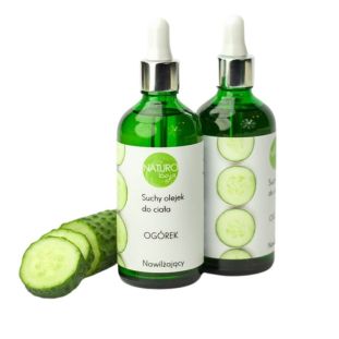 Naturalny, suchy olejek do ciała OGÓREK 100ml
