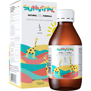 SunVital® Kids DUOLIFE naturalny syrop na odporność dla dzieci