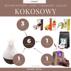 Zestaw Kokosowy Prezent: Dyfuzor + Kawa kokosowa + Czekolada + 3 olejki zapachowe do dyfuzora
