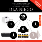 Zestaw ze Świecą do masażu dla Niego (świeca + ręcznik + elektrolity + dyfuzor + 6 olejków)