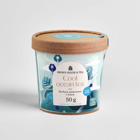 Niebieska Herbata Cool ocean tea